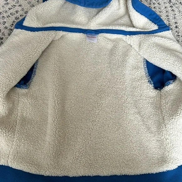 Hanna Andersson shearling lined hoodie size 4 - Picture 5 of 6